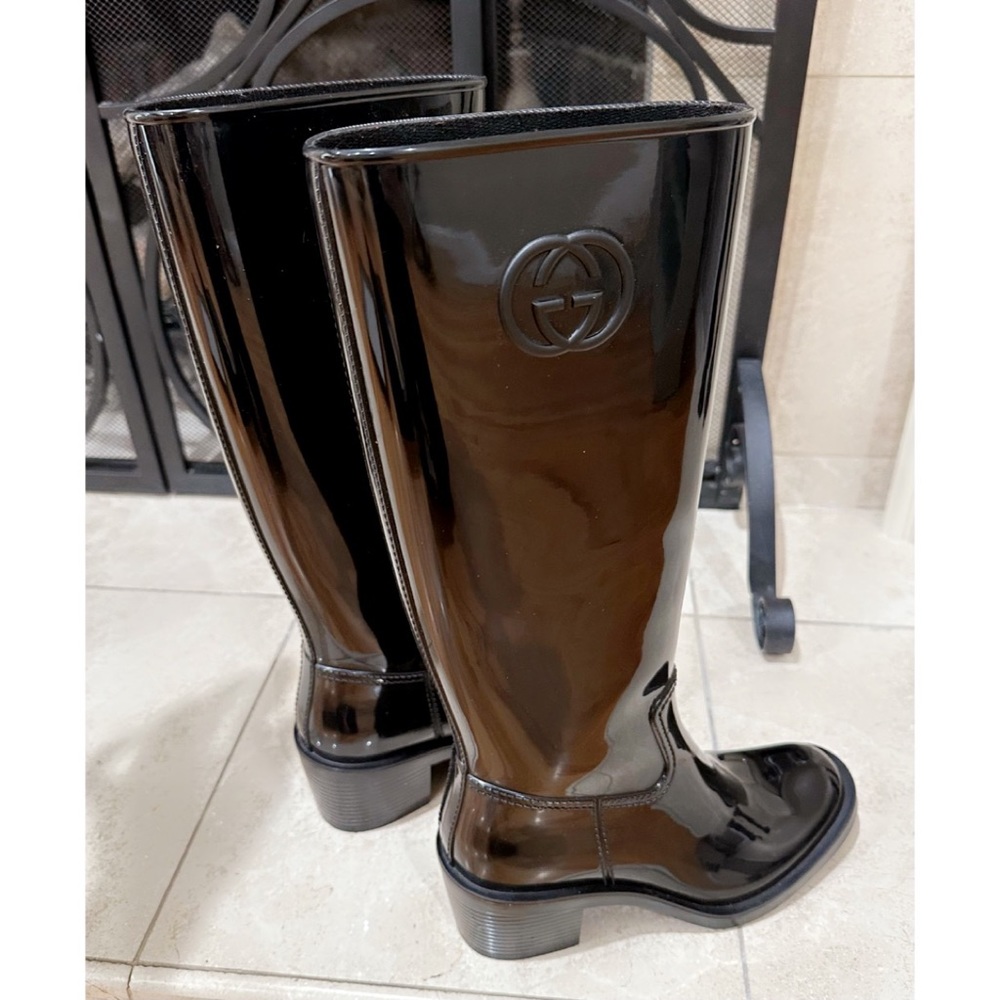 Gucci Rubber Rain Boots - Picture 4 of 8